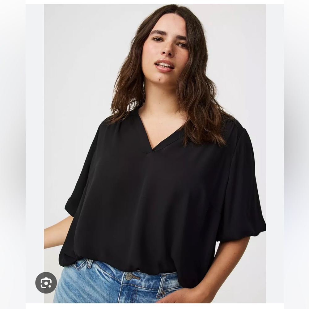 Torrid puff sleeve blouse
